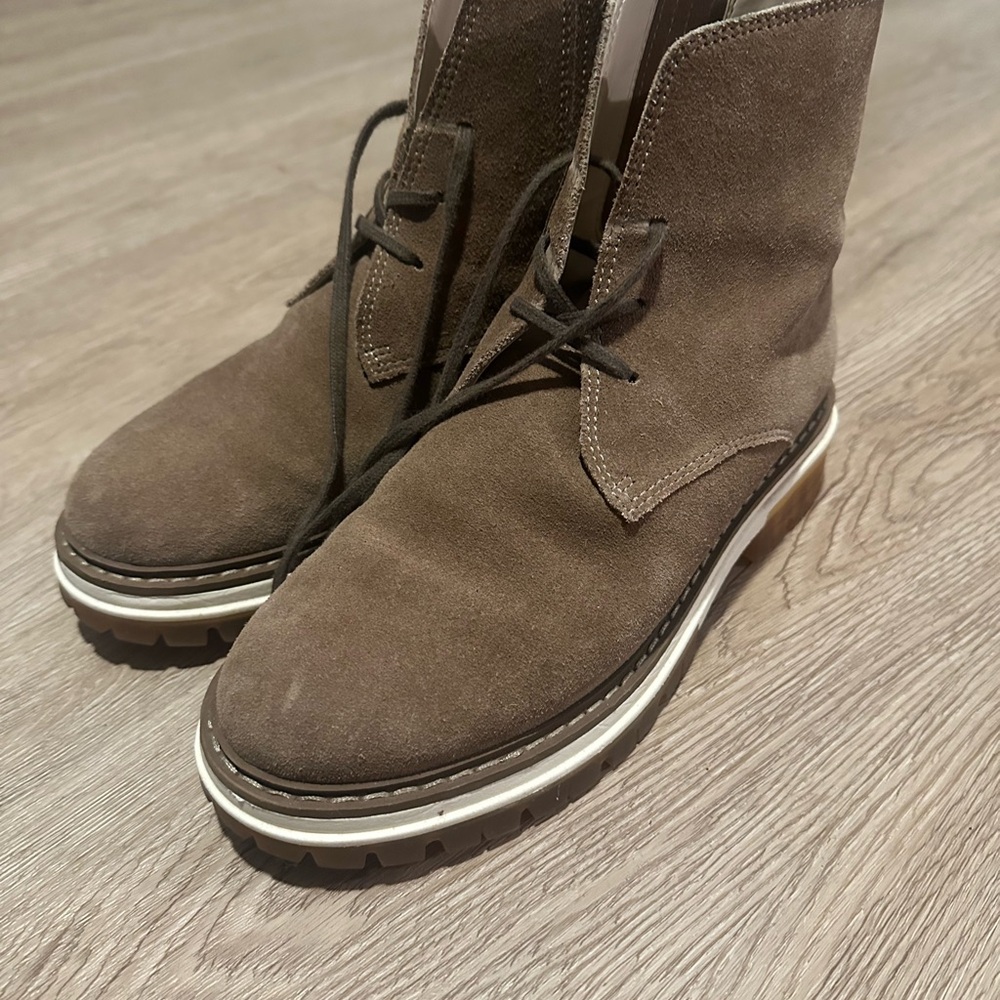 Cole Haan Brown Suede Ankle Boots